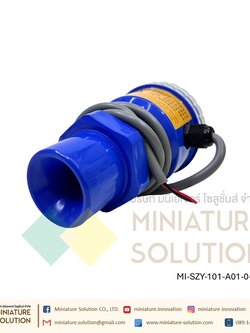 เครื่องวัดระดับแบบของเหลว แบบอัลตร้าโซนิค ส่งสัญญาณ Analog 4-20mA เซนเซอร์วัดความลึกในถังน้ำหรือของเหลว ใช้ในการวัดระดับของเหลวที่ต้องการทราบระดับของของเหลวภายในถังหรือบ่อ Ultrasonic Liquid Level Sensors (SZY-101-A01) (0-5M) (24VDC)(4-20mA)