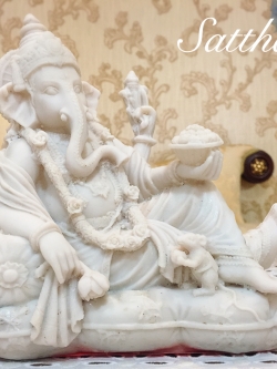 พระพิฆเนศ ปางเสวยสุข (เรซิ่น) - Ganesha: Lord of Success