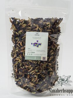 อัญชันอบแห้ง (Dried Butterfly pea) เกรด สวย คัดพิเศษ ขนาด 1 กิโลกรัม