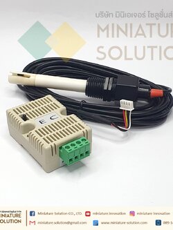 EC transmitter Analog 4-20MA output with Module Modbus Analog 4-20MA เซ็นเซอร์วัดค่า EC (0-4,400/0-44,000us/cm)