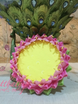 ถาดบัว ประดิษฐ์จากดิน - ฐานบัว ประดิษฐ์จากดิน - พานบัว ประดิษฐ์จากดิน - ถาดบัวดินปั้น - ฐานบัวดินปั้น - พานบัวดินปั้น - ฐานรองพระ - Tray