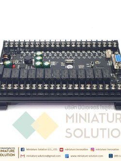 PLC FX2N - 30MR GX PLC บอร์ดควบคุมการตั้งโปรแกรมได้ สำหรับงานอุตสาหกรรม พร้อมรางยึด