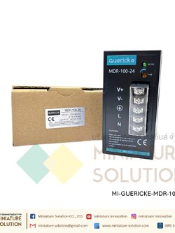 GUERICKE Rail type switching power supply MDR-60/100-24 foot power 60W/100W/1/2.1/4.5A แหล่งจ่ายไฟ 24VDC (MDR-100-24)