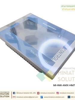 HMI AMSAMOTION 2in1 industrial control all-in-one machine 7-inch PLC FX3U ภายในจอ HMI DI16 DO4 DT4 AI4 AO2 PT100 2 (AMX-HM7A-16MR)