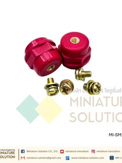 ลูกถ้วยฉนวนแดง ลูกถ้วยบัสบาร์ ลูกถ้วยฉนวน บัสบาร์สีแดง(SM-25/SM-30 M6 ) (SM-30/SM-35/SM-40/SM-51 M8)