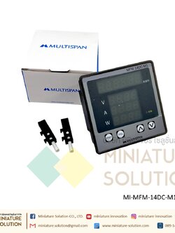 Multispan DC Multifunction meter with RS-485 Modbus ดิจิตอล มัลติฟังก์ชั่น มิเตอร์ วัดค่าพลังงานไฟฟ้า แบบติดหน้าตู้ ขนาด 96x96 mm RS485 RTU รุ่นนิยม LED MFM-14DC-M1-E3-00