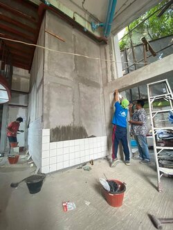 รับเหมาติดตั้ง กระเบี้อง หินอ่อน หินแกรนิต งาน Facade งานตกแต่งทุกชนิด