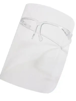 หน้ากากพลาสติกคลุมหน้า ใส ออร์ก้า