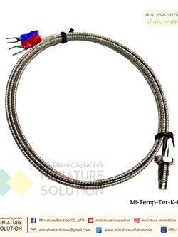 เทอร์โมคัปเปิล หัวสั้น M8 Type K Thermocouple M8x1.25 Thread Probe สายเซ็นเซอร์อุณหภูมิ0-400 ℃ Probe type K type thermocouple temperature sensor