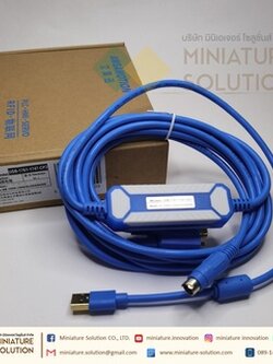 สายลิ้งค์ PLC ALLEN BRADLEY ตระกูล MicroLogix รูกลมๆ และ SLC-500 Amsamotion USB-1761-1747-CP3