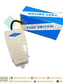EKW-5A-B สวิทช์เท้าเหยียบ อลูมิเนียม Foot Switch 5A/250V Foot Switch Aluminium Housing ฟุตสวิทช์ สวิทช์เท้า