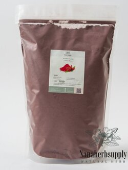 กระเจี๊ยบผง ( Roselle Powder ) ขนาด 1 กิโลกรัม บดล้วน 100 %