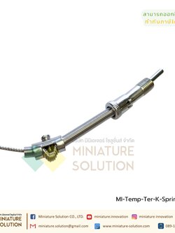 เทอร์โมคัปเปิล สายเครื่องวัดอุณหภูมิ Compression Spring Thermocouple K Type 0-400 องศา Screw M12