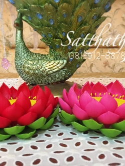 ถาดบัว ประดิษฐ์จากดิน - ฐานบัว ประดิษฐ์จากดิน - พานบัว ประดิษฐ์จากดิน - ถาดบัวดินปั้น - ฐานบัวดินปั้น - พานบัวดินปั้น -Tray