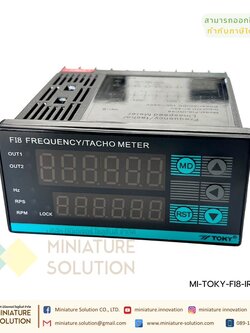 TOKY Frequency, Linespeed, Tacho Digital Meter Flow Meter สัญญาณ Pulse FI8-IRC68 Two-way alarm/RS485 communication