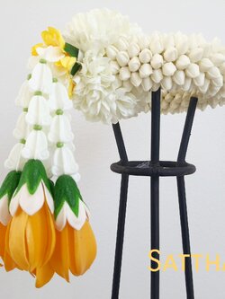 พวงมาลัยดอกมะลิ - พวงมาลัยดอกมะลิประดิษฐ์ - พวงมาลัยประดิษฐ์