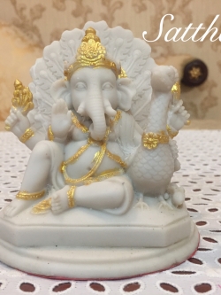 พระพิฆเศวร ปางโมเรศวร/ปางมยุรเวท/ทรงนกยูง (เรซิ่น) - Ganesha: Lord of Success