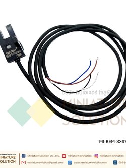 BEM-SX672-WR เซนเซอร์ก้ามปู Through Beam Photoelectric Sensor, Fork Sensor, 5 mm Detection Range 5-24VDC