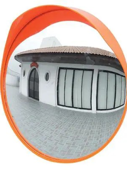 กระจกมองทางโค้ง 350 มม. 14 นิ้ว มิลเลนเนียล