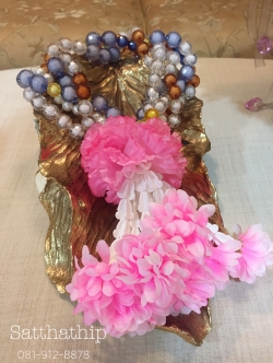 พวงมาลัยลูกปัดหลากสี - Garland