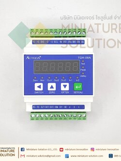 โมดูลแสดงผลน้ำหนัก แบบเกาะราง มี Modbus RS485 หน้าจอวัดน้ำหนัก TDA-08A/TDA-08B/TDA-08C
