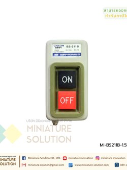 CNAOM สวิทซ์กดจม BOX ON-OFF 3P สวิทซ์มอเตอร์ควบคุม Start Stop-OFF ปุ่มสวิทช์ 3 เฟส คุมมอเตอร์ 380V