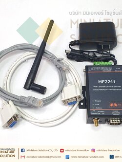 HF IOT HF2211 Industrial Modbus Serial RS232/RS485/RS422 WiFi/Ethernet Converter Module Support TCP/Modbus TCP Protocol (HF2211)