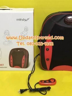 เบาะนวดไฟฟ้า เบาะพิงหลังไฟฟ้า เบาะพิงหลังลูกกลิ้ง เบาะนวดลูกกลิ้งพร้อมแสงอินฟาเรด Massage Cushion (AQ-99)