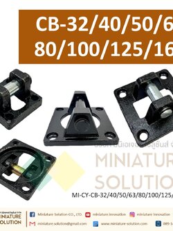 CB-40 ตัวยึดกระบอกลม หน้าแปลนหูคู่ ขายึดกระบอกลม ขายึด ตัวยึด ชนิดหูคู่ SC40 (CB-32/40/50/63/80/100/125/160)