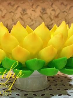 ถาดบัว ประดิษฐ์จากดิน - ฐานบัว ประดิษฐ์จากดิน - พานบัว ประดิษฐ์จากดิน - ถาดบัวดินปั้น - ฐานบัวดินปั้น - พานบัวดินปั้น - ฐานรองพระ - Tray