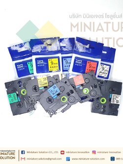 Brother PT-E115B label machine ribbon เทปพิมพ์อักษร 9 มม. ลาเบลสติ๊กเกอร์ กล่องใหญ่ สำหรับเครื่อง printing paper belt PT-E100B D210 TZ-231TAPR CASSETTE