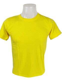 เสื้อยืดคอกลม สีเหลือง