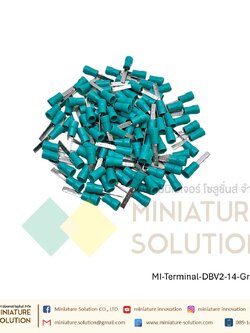 [ 100ชิ้น/แพ็ค ] DBV หางปลาเสียบก้านไม้ขีดแบน DBV-2-14 (สีเขียว) / 5.5-18 / 8-14 (สีเหลือง)