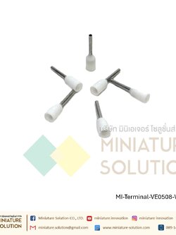 [ 100ชิ้น/แพ็ค ] VE TE หัวต่อหางปลาแบบเสียบ หางปลาคอร์ดเอ็น Cord-N Terminal Crimping หางปลาเข็ม หางปลาย้ำสายไฟ คอร์ดเอ็นเดี่ยว VE TE ขั้วต่อสายคอนโทรลสายไฟ หางปลาไม้ขีด (VE0508)(สีแดง)(สีขาว(0.5mm²)