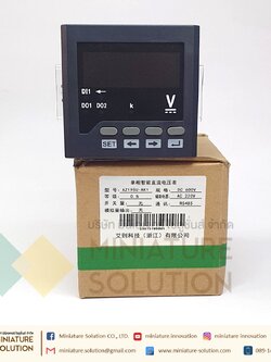 Power Meter RS485 Modbus-RTU [ขายดี] มิเตอร์วัดโวลต์กระแสตรง LED [AZ195U-AK1] Single-phase DC Volt meter 72*72