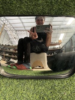 กระจกมองข้าง L รถสิบล้อ รถพ่วง