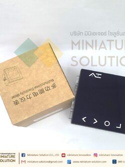 Power Meter RS485 Modbus-RTU [ขายดี] Three-phase digital multi-function opening 91*91 มิเตอร์วัดกระแสไฟ 3เฟส ไฟ LED ดิจิตอล multi-function power meter LCD current voltage power frequency combination strap metering communication RS485 [AZ194E-9S4] [รุ่นหนา