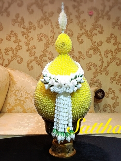 พานพุ่มดอกรักประดิษฐ์ [10"]