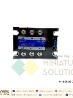 โซลิดสเตตรีเลย์ ไฟ 3 เฟส BERM3-ZF25DA SSR-25DA three-phase solid state relay DC control 10~30 VDC