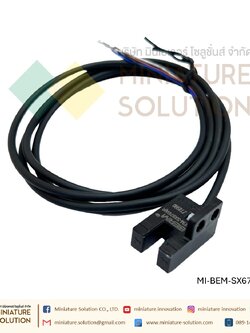 BEM-SX676-WR เซนเซอร์ก้ามปู Through Beam Photoelectric Sensor, Fork Sensor, 5 mm Detection Range 5-24VDC
