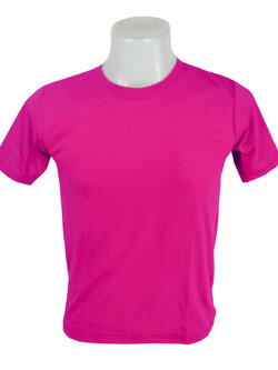 เสื้อยืด สีชมพูบานเย็น