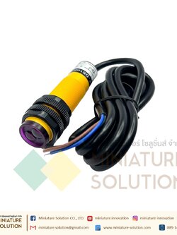 E3F-DS100C4 โฟโต้เซ็นเซอร์ เซ็นเซอร์จับวัตถุ ระยะ 10-100cm 10-30VDC เซ็นเซอร์ตรวจจับอโลหะ E3F-DS100C4 NPN three-wire normally open