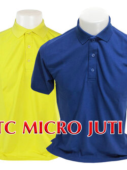 เสื้อโปโลชาย เสื้อโปโลสีน้ำเงิน เสื้อโปโลสีเหลือง ปกไม่มีลาย แขนปล่อย