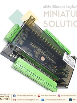 PLC LX3U-32MT บอร์ดควบคุมอุตสาหกรรม FX3U-32MT ชนิดอะนาล็อค 6AD+2DA 24 โวลต์ เอาต์พุตทรานซิสเตอร์ RS485