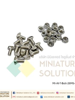 T-bolt M6 M8 Profile 20/30 หัวค้อน ตัวยึดอลูมิเนียมโปรไฟล์ 20/30 สำหรับอลูมิเนียมโปรไฟล์ (SET 20/30 M5*/M6*/M8*10/12/20T bolt + M5/M6/M8)