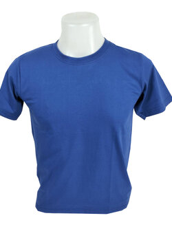 เสื้อยืดคอกลม สีน้ำเงิน