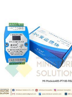 โมดูล ตัวส่งสัญญาณอุณหภูมิ PT100 8 ช่อง RS485 (RS20P)