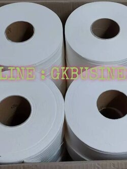 กระดาษทิชชู กระดาษชำระ ม้วนใหญ่ GK แพ็ก 3 ม้วน