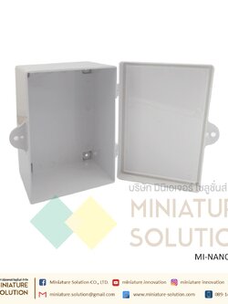NANO ตู้พลาสติกฝาทึบ ขนาด 4.5x6.5x3.5" (รุ่น NANO-11W) และ 8.5x9.5x5" (รุ่น NANO-22W) สีขาว