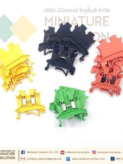 เทอร์มินอล UK2.5B คอนเนคเตอร์เชื่อมเทอร์มินอลบล็อก รางปีกนก ฝาครอบปิด/เทอร์มินอล Name Plate มีของพร้อมส่งในไทย